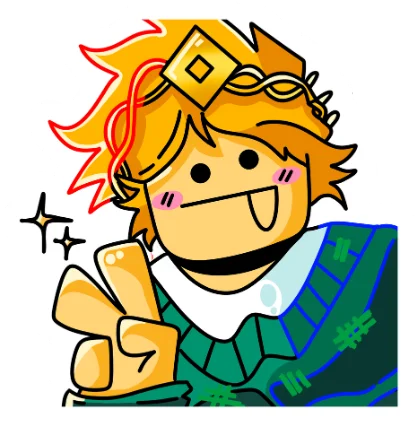 Grinning blond character wearing a crown and goggles